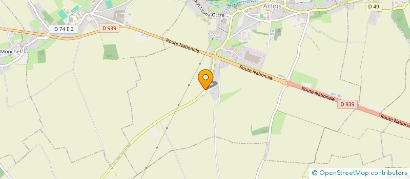 localisation de l'entreprise MONSIEUR PIERRE DUFLOS  AUBIGNY-EN-ARTOIS