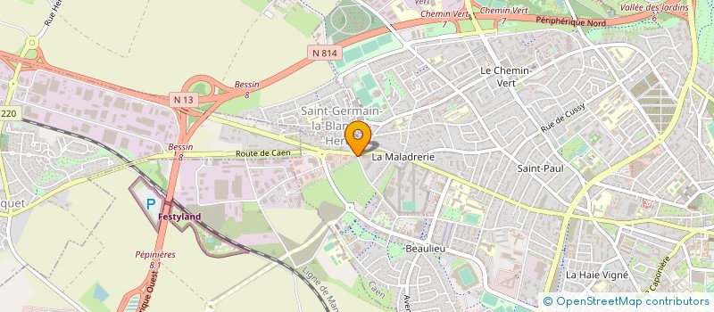localisation de l'entreprise MONSIEUR PIERRE DUHAMEL à CAEN