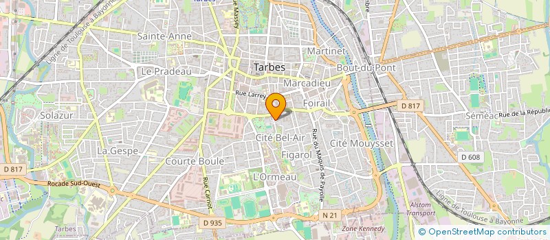 localisation de l'entreprise MONSIEUR PIERRE DUHAMEL à TARBES