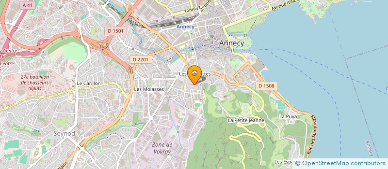 localisation de l'entreprise MONSIEUR PIERRE DUHAMEL  ANNECY