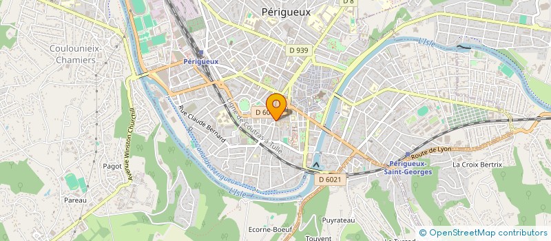localisation de l'entreprise MONSIEUR PIERRE DUJARRIC  PERIGUEUX