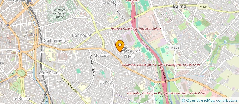 localisation de l'entreprise MONSIEUR PIERRE DULAC à TOULOUSE