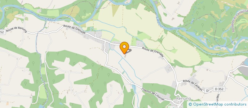 localisation de l'entreprise MONSIEUR PIERRE DULOUT  LARRIVIERE-SAINT-SAVIN