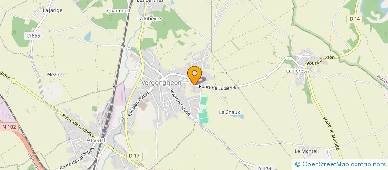 localisation de l'entreprise MONSIEUR PIERRE DUMAS à VERGONGHEON