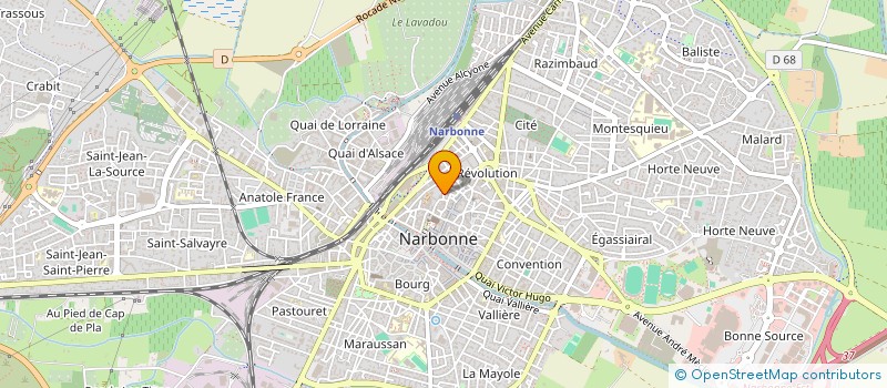 localisation de l'entreprise MONSIEUR PIERRE DUMAS  NARBONNE