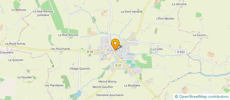 localisation de l'entreprise MONSIEUR PIERRE DUMONT à PASSAIS VILLAGES