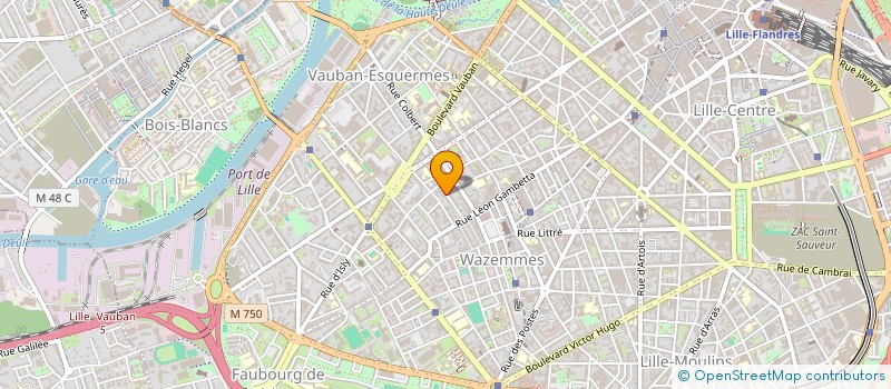 localisation de l'entreprise MONSIEUR PIERRE DUMORTIER à LILLE