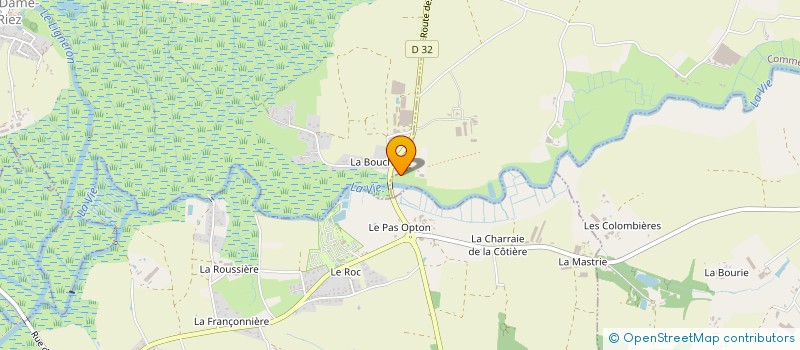 localisation de l'entreprise MONSIEUR PIERRE DUMOULIN à LANDEVIEILLE