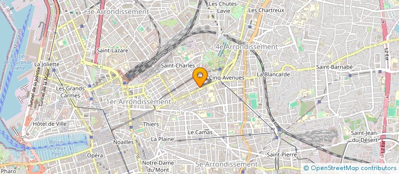 localisation de l'entreprise MONSIEUR PIERRE DUMUR à MARSEILLE
