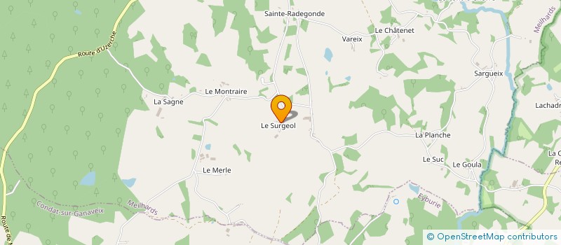 localisation de l'entreprise MONSIEUR PIERRE DUPETIT  MEILHARDS