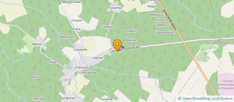 localisation de l'entreprise MONSIEUR PIERRE DUPIN  SABRES