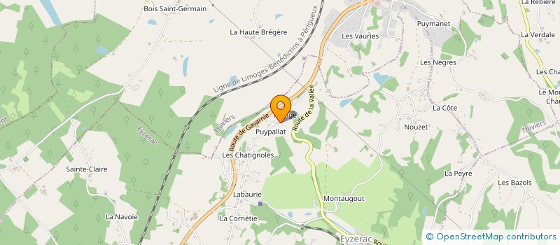 localisation de l'entreprise MONSIEUR PIERRE DUPINET à SARRAZAC