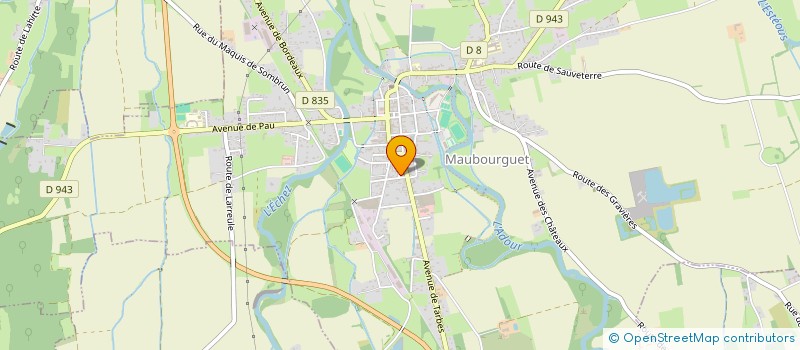 localisation de l'entreprise MONSIEUR PIERRE DUPLANTIER  MAUBOURGUET