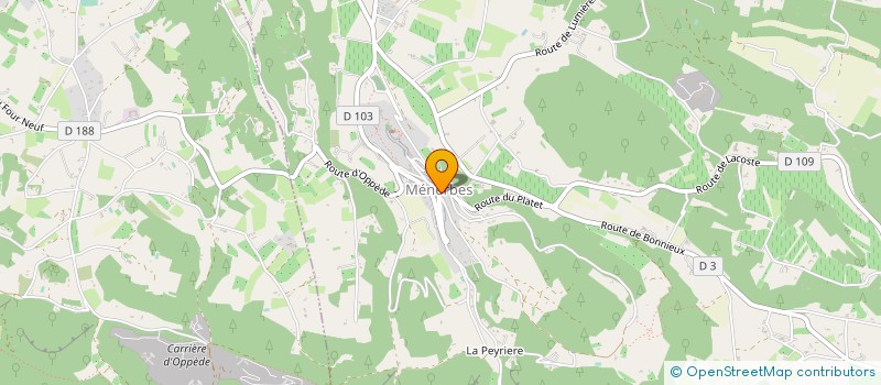 localisation de l'entreprise MONSIEUR PIERRE DUPLISSY  MENERBES