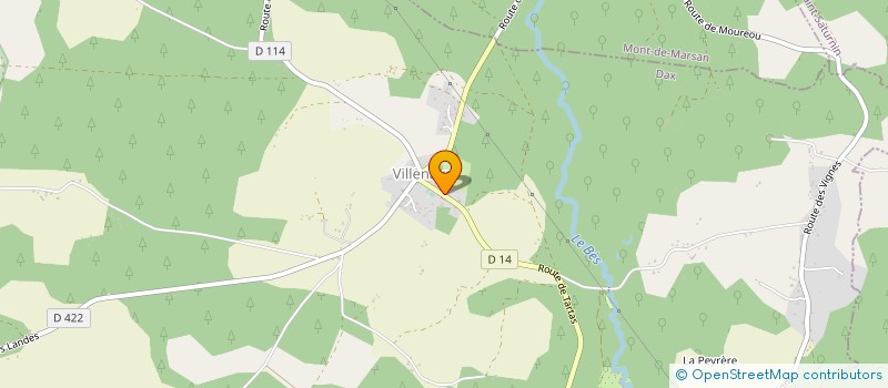 localisation de l'entreprise MONSIEUR PIERRE DUPONT  VILLENAVE