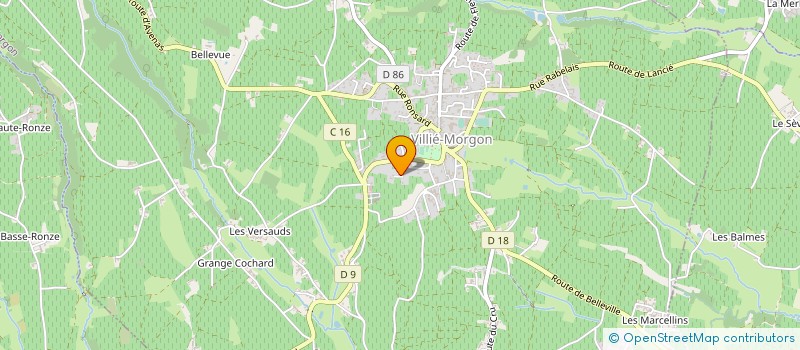 localisation de l'entreprise MONSIEUR PIERRE DUPRE  VILLIE-MORGON