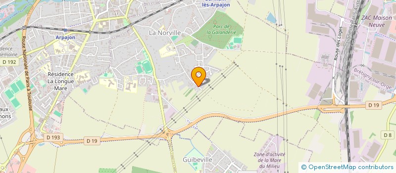 localisation de l'entreprise MONSIEUR PIERRE DUQUENET  LA NORVILLE