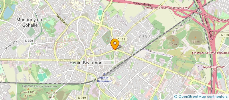 localisation de l'entreprise MONSIEUR PIERRE DUQUESNOY à HENIN-BEAUMONT