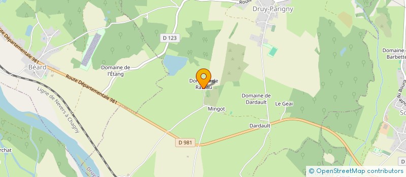 localisation de l'entreprise MONSIEUR PIERRE DURAND à LA FERMETE