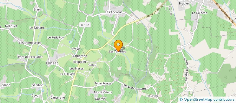 localisation de l'entreprise MONSIEUR PIERRE DURAND  LANSAC