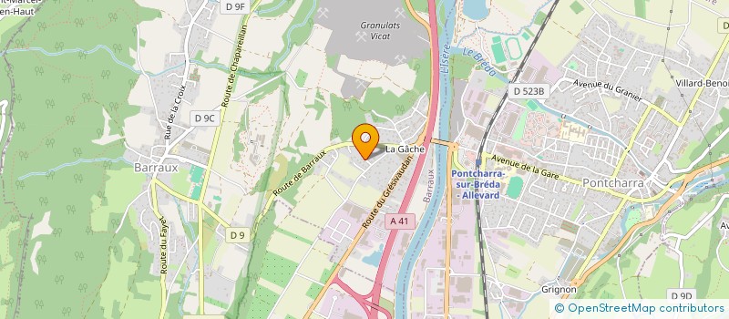 localisation de l'entreprise MONSIEUR PIERRE DURAND  BARRAUX