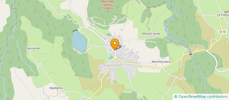 localisation de l'entreprise MONSIEUR PIERRE DURAND  COUCOURON