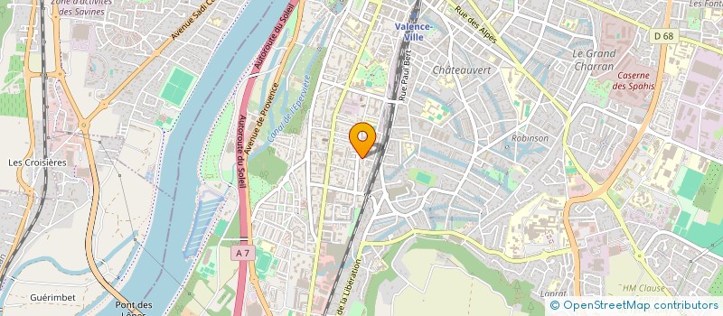 localisation de l'entreprise MONSIEUR PIERRE DURAND  VALENCE