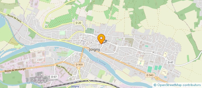localisation de l'entreprise MONSIEUR PIERRE DURAND à JOIGNY