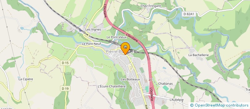 localisation de l'entreprise MONSIEUR PIERRE DURET  PIERRE-BUFFIERE