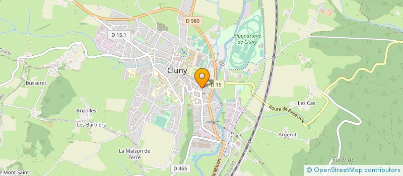 localisation de l'entreprise MONSIEUR PIERRE DUREUIL  CLUNY