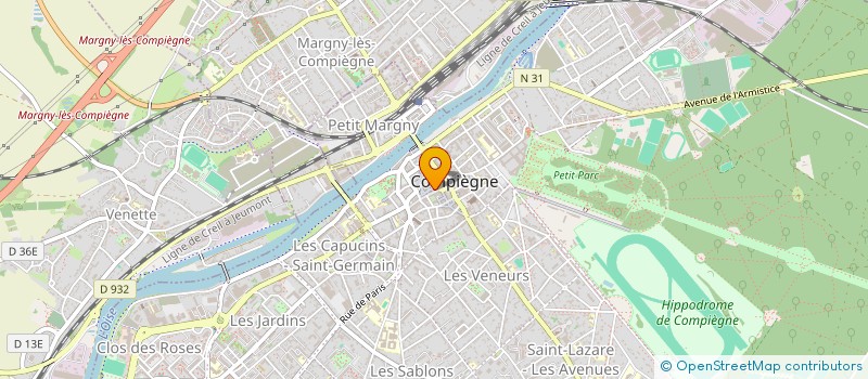 localisation de l'entreprise MONSIEUR PIERRE DURIEZ  COMPIEGNE