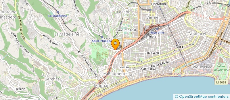 localisation de l'entreprise MONSIEUR PIERRE DURIF à NICE