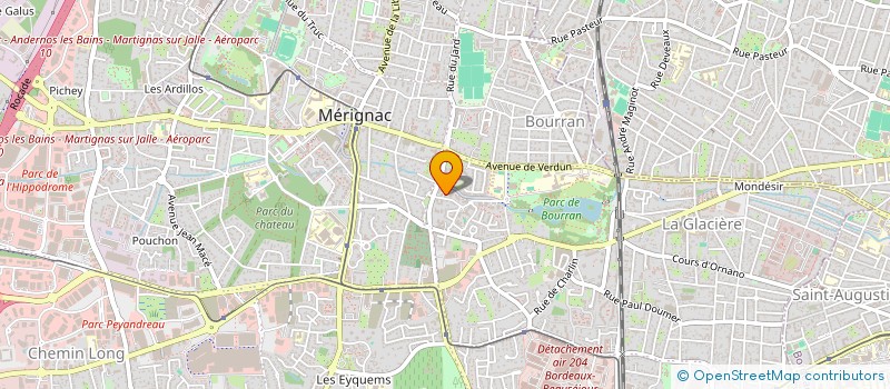 localisation de l'entreprise MONSIEUR PIERRE DUSSEL à MERIGNAC