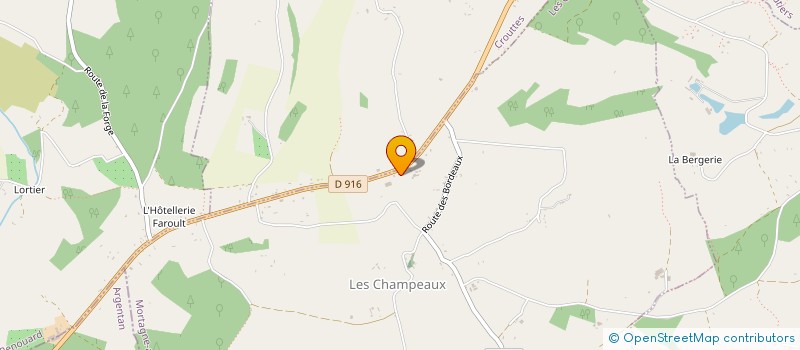 localisation de l'entreprise MONSIEUR PIERRE DUTACQ à LES CHAMPEAUX