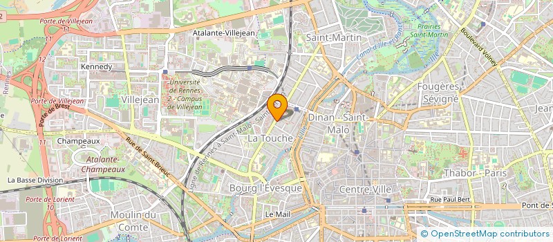 localisation de l'entreprise MONSIEUR PIERRE DUTERTRE  RENNES