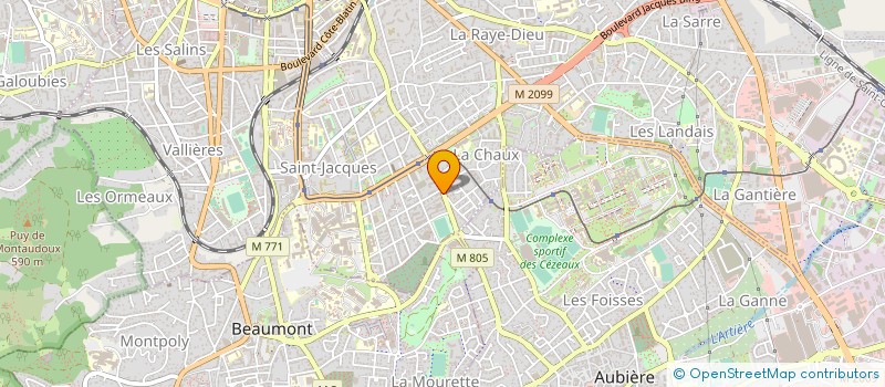 localisation de l'entreprise MONSIEUR PIERRE DUTHEIL  CLERMONT-FERRAND