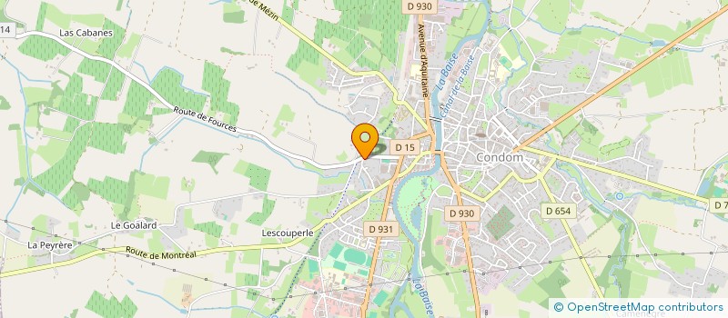 localisation de l'entreprise MONSIEUR PIERRE DUTROUILH à CONDOM