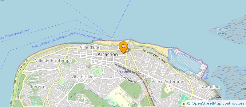 localisation de l'entreprise MONSIEUR PIERRE DUTRUCH  ARCACHON