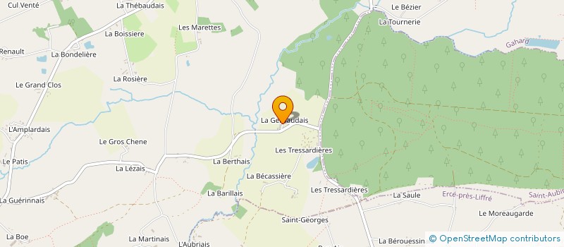 localisation de l'entreprise MONSIEUR PIERRE DUVAL à GAHARD