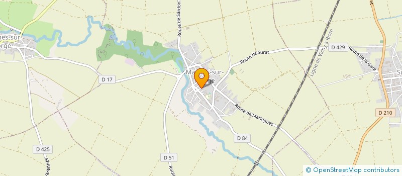 localisation de l'entreprise MONSIEUR PIERRE DUVAL  VARENNES-SUR-MORGE