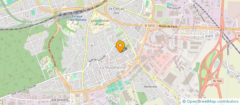 localisation de l'entreprise MONSIEUR PIERRE DUVAL  EVREUX