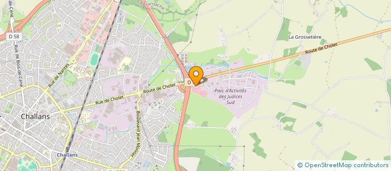 localisation de l'entreprise MONSIEUR PIERRE DUWEZ à CHALLANS