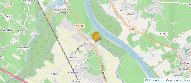 localisation de l'entreprise MONSIEUR PIERRE DUZAN  PREIGNAC