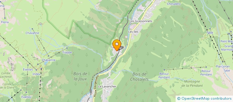 localisation de l'entreprise MONSIEUR PIERRE DYAS  CHAMONIX-MONT-BLANC