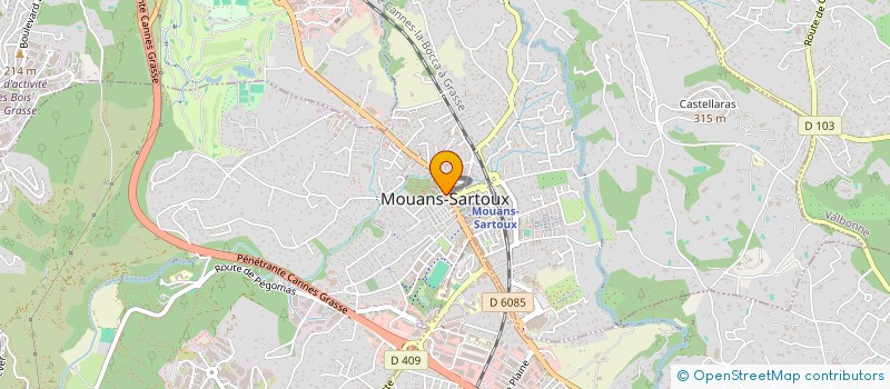 localisation de l'entreprise MONSIEUR PIERRE EBERHART  MOUANS-SARTOUX