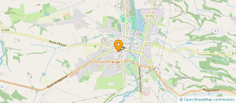 localisation de l'entreprise MONSIEUR PIERRE-EDEN GUILBAUD  VIC-FEZENSAC