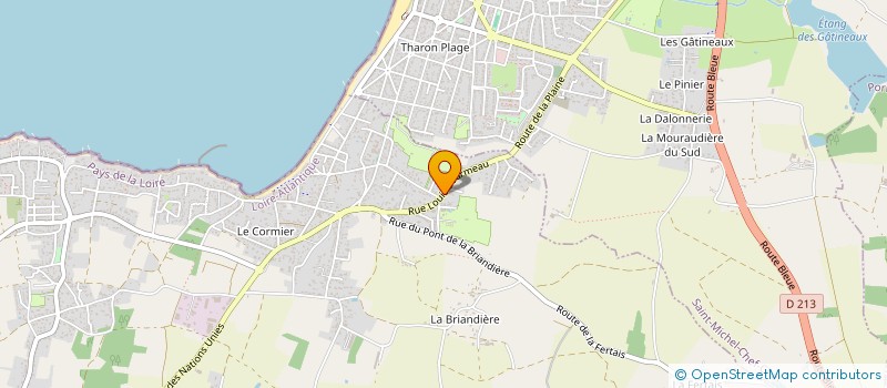 localisation de l'entreprise MONSIEUR PIERRE-EDOUARD ALIZON à LA PLAINE-SUR-MER