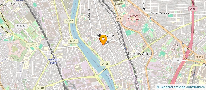 localisation de l'entreprise MONSIEUR PIERRE-EDOUARD BARBIEUX à ALFORTVILLE