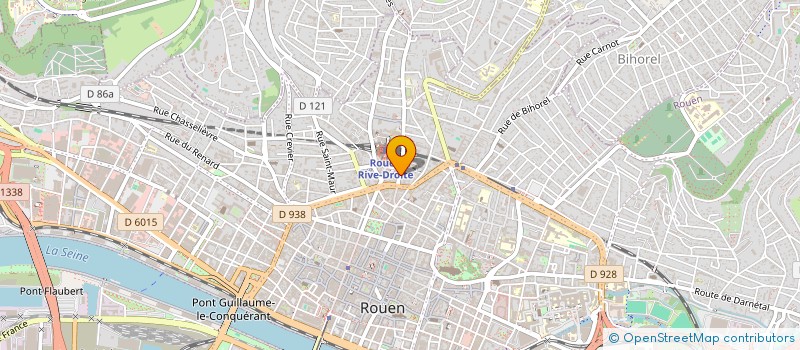 localisation de l'entreprise MONSIEUR PIERRE EDOUARD BATTISTINI  ROUEN