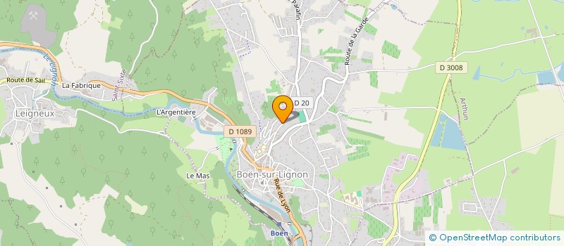 localisation de l'entreprise MONSIEUR PIERRE-EDOUARD CORNET  BOEN-SUR-LIGNON